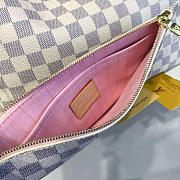 Louis Vuitton Original Neverfull N41605 White Grid With Pink - 6