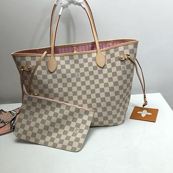 LV Original Neverfull Bag N41605 Pink