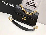 Chanel Flap Bag With Black - 1