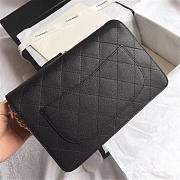 Chanel Calfskin Flap Bag A57560 Black - 2