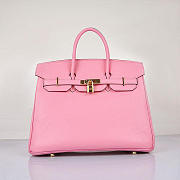 Hermes Original Togo Leather Birkin 30cm Bag In Pink - 1