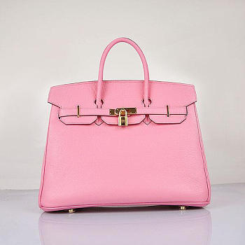 Hermes Original Togo Leather Birkin 30cm Bag In Pink