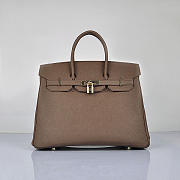 Hermes Original Togo Leather Birkin 30cm Bag In Dark Coffee - 1