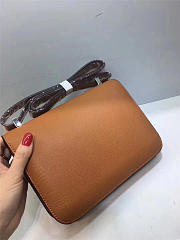 Hermes Epsom Leather Constance Bag In Khaki - 3