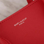 YSL Original Leather Women Handbag Red - 2