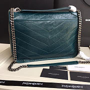 YSL Monogram Shoulder Bag In Green - 5