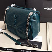 YSL Monogram Shoulder Bag In Green - 2