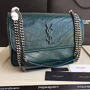 YSL Monogram Shoulder Bag In Green - 3