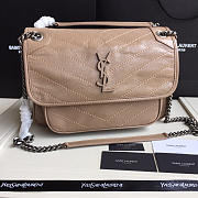 YSL Monogram Shoulder Bag In Khaki - 5