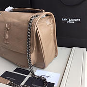 YSL Monogram Shoulder Bag In Khaki - 2