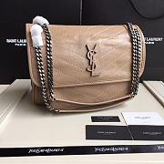 YSL Monogram Shoulder Bag In Khaki - 4