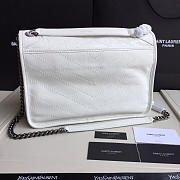 YSL Monogram Shoulder Bag In White - 6