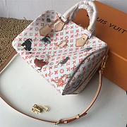 Louis Vuitton Original SPEEDY BANDOULIERE Bag White M44401 - 1