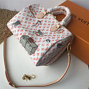 Louis Vuitton Original SPEEDY BANDOULIERE Bag White M44401 - 2