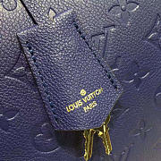 LV Speedy Bag With Navy Blue 30cm - 3