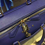 LV Speedy Bag With Navy Blue 30cm - 4