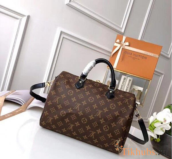 LV Speedy Bag With Monogram 30cm - 1