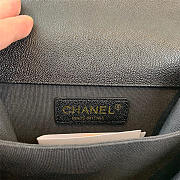 Chanel Boy Hangbag Calfskin Black With Gold Hardware AS0130 - 6