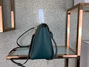 Celine Micro Belt Bag In Grained Calfskin With Dark Green 20cm 175519 - 4