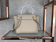  Celine Micro Belt Bag In Grained Calfskin With Khaki 20cm 175519 - 5