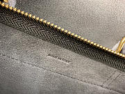 Celine Micro Belt Bag In Grained Calfskin With Gray 20cm 175519 - 6