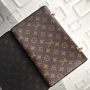 Louis Vuitton Monogram Canvas Chain Black Bag VICTOIRE Handbag M41731 - 4