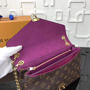 L V Pallas Chain Shoulder Grape Purple Bag M41200 - LV - 5