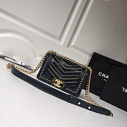 FW leboy in  Black With Gold Hardware - 1