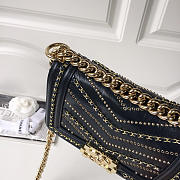 FW leboy in  Black With Gold Hardware - 4