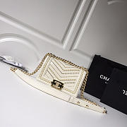 FW Leboy In White With Gold Hardware - 5