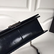 FW Leboy In Black With Sliver Hardware 25cm - 4