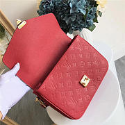 Modishbags LV Cowskin Pochette Metis Bag With Red M41485 Monogram Empreinte - 3