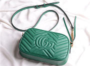 small matelassé shoulder Green bag - 3