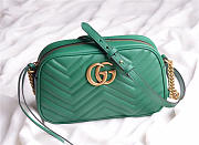 small matelassé shoulder Green bag - 5