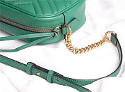 small matelassé shoulder Green bag - 4