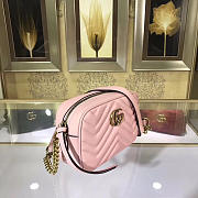 Marmont matelassé mini bag in Pink 448065 - 3