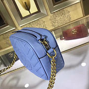 Marmont matelassé mini bag in Blue 448065 - 6