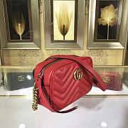 Marmont matelassé mini bag in Red 448065 - 5