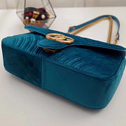 Modishbags Marmont velvet Medium shoulder bag in Blue - 6