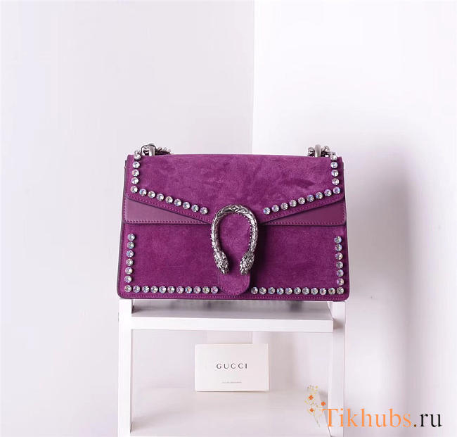 Modishbags Dionysus Calfskin Purple Bag 400249 - 1