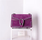 Modishbags Dionysus Calfskin Purple Bag 400249 - 1