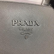 Modishbags Monochrome Saffiano Leather Handbag 1BA155 Grey - 4