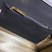 Modishbags Monochrome Saffiano Leather Handbag 1BA155 Grey - 2