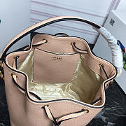 Modishbags Original Calfskin Leather Bucket Bag 1BE018 Pink - 3