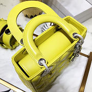 Modishbags Dior Leather Yellow Handbag - 4