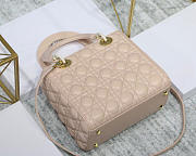 Modishbags Dior Leather Light Pink Handbag With Gold Hardware - 1