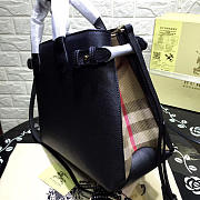 Modishbags Classic Leather Tote Bag With Black - 5