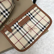 Modishbags Original Check Tote Handbag With Khaki - 6
