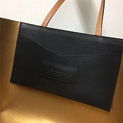 Modishbags Original Leather Shopping Handbag In Black - 3