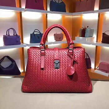 	Modishbags Red Handbag 7453